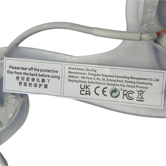 Blue LED Neon Wave Sign Light USB Powered Acrylic Backing 74c - Picture 4 of 5